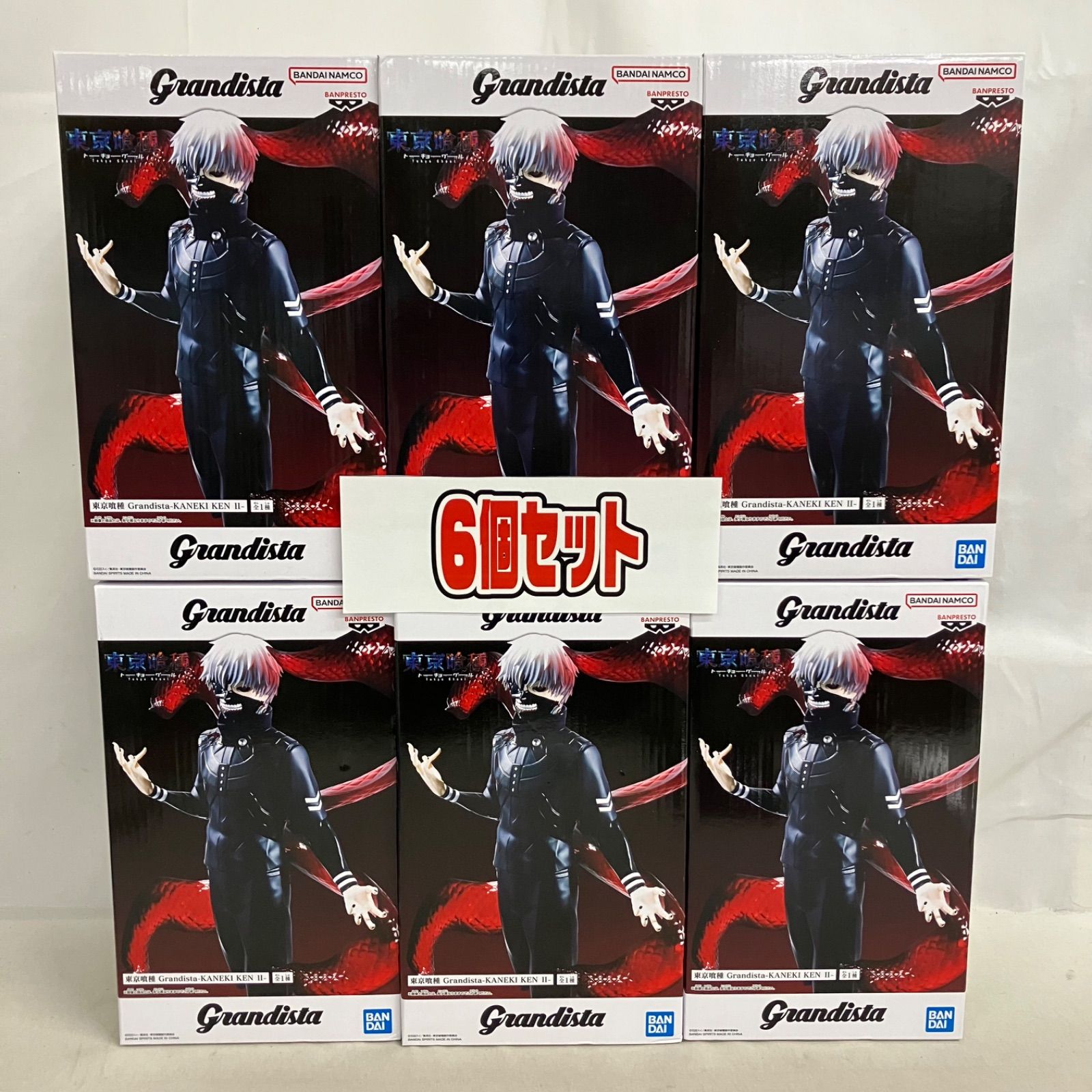 未開封 東京喰種 Grandista 金木研Ⅱ フィギュア 6個セット SFK560