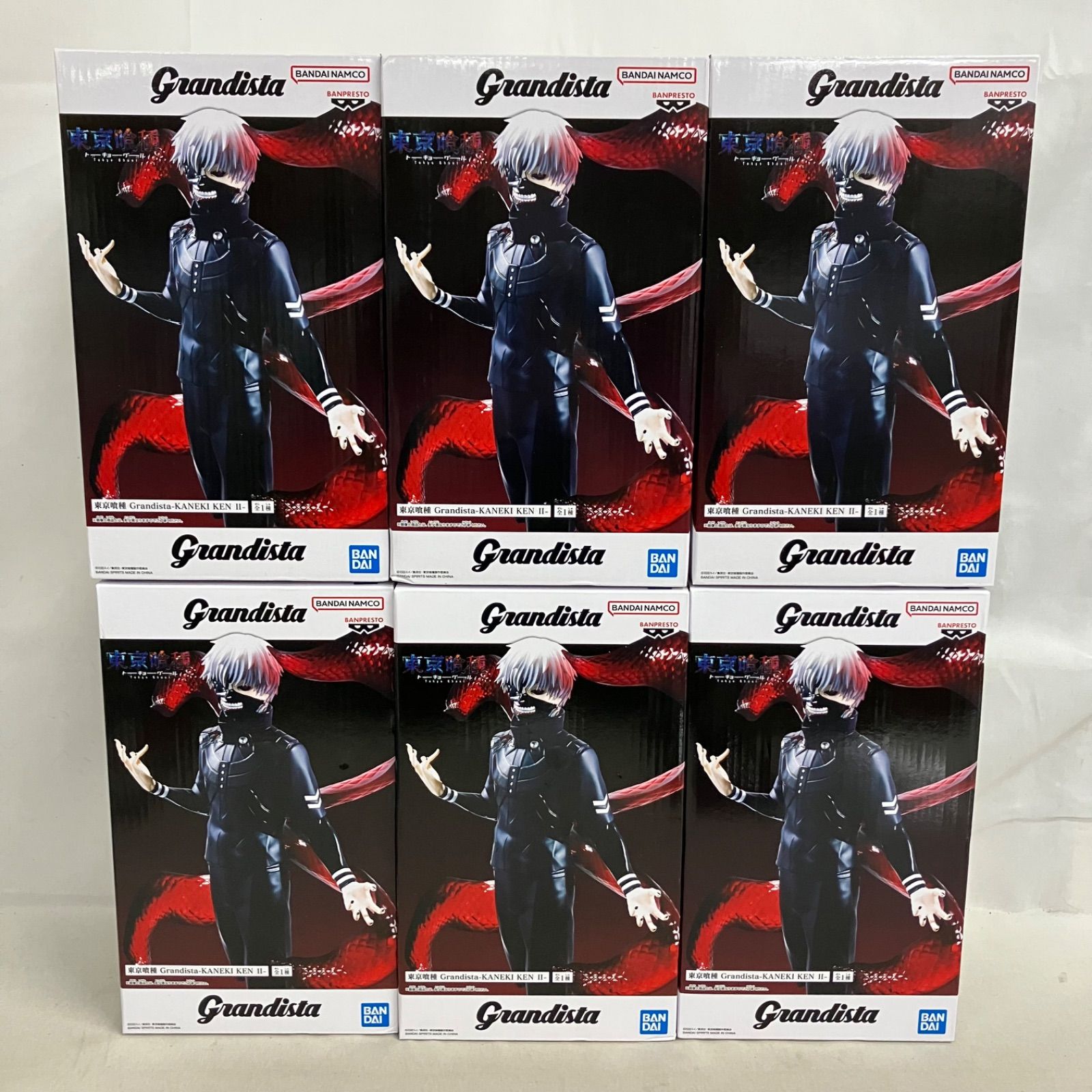 未開封 東京喰種 Grandista 金木研Ⅱ フィギュア 6個セット SFK560