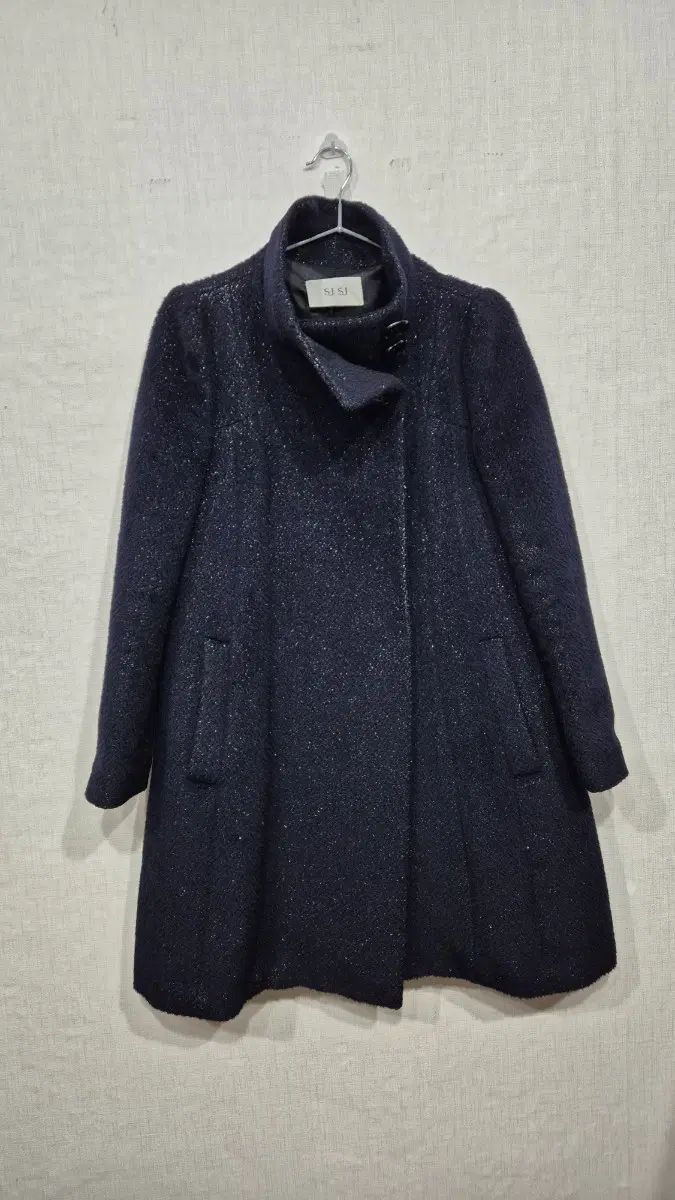 SJSJ コート ネイビー カラー パール感 7,915円