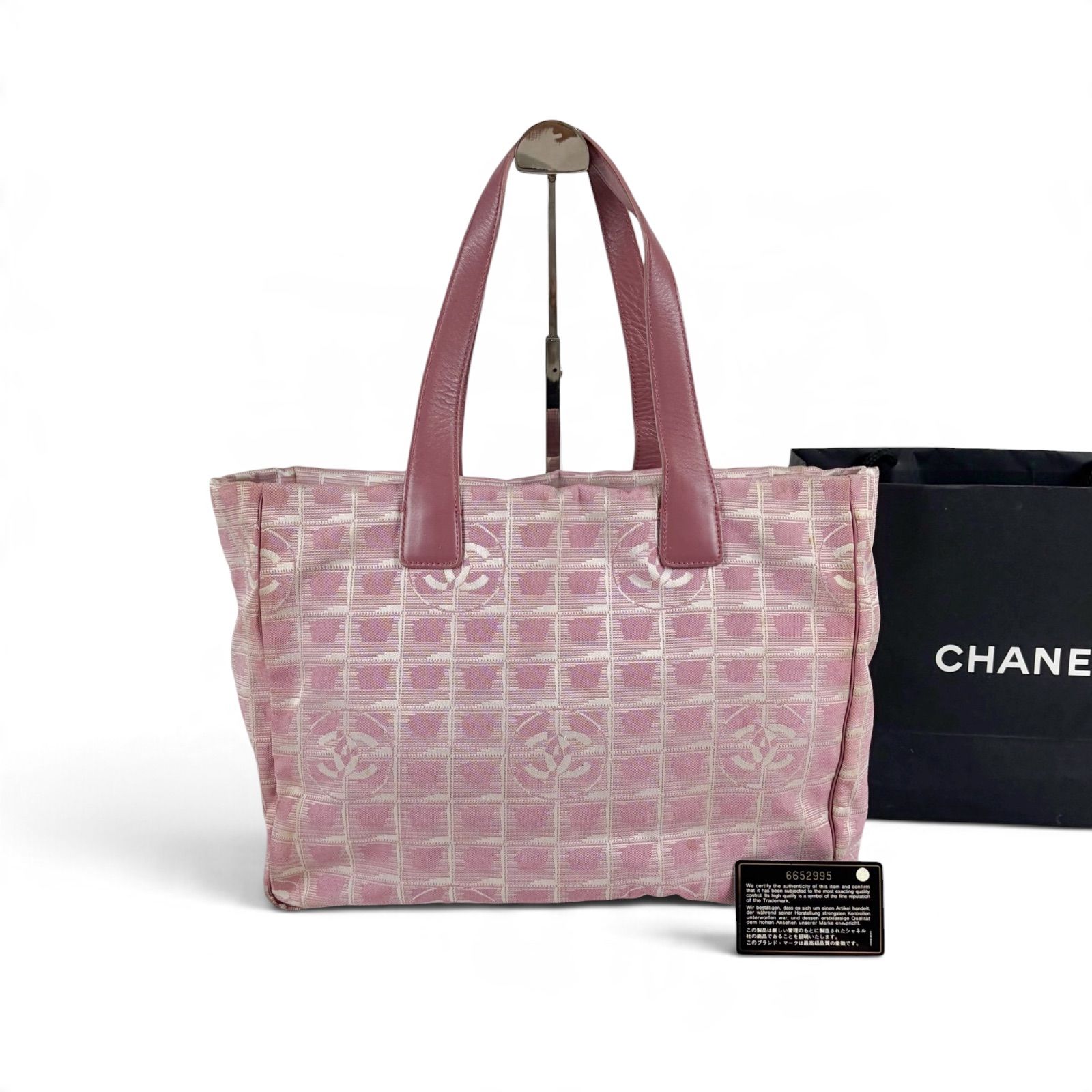 CHANEL シャネル ニュートラベルライン ナイロン トートバッグ ピンク CHANEL New Travel Line Tote Bag シャネル ニュートラベルライン