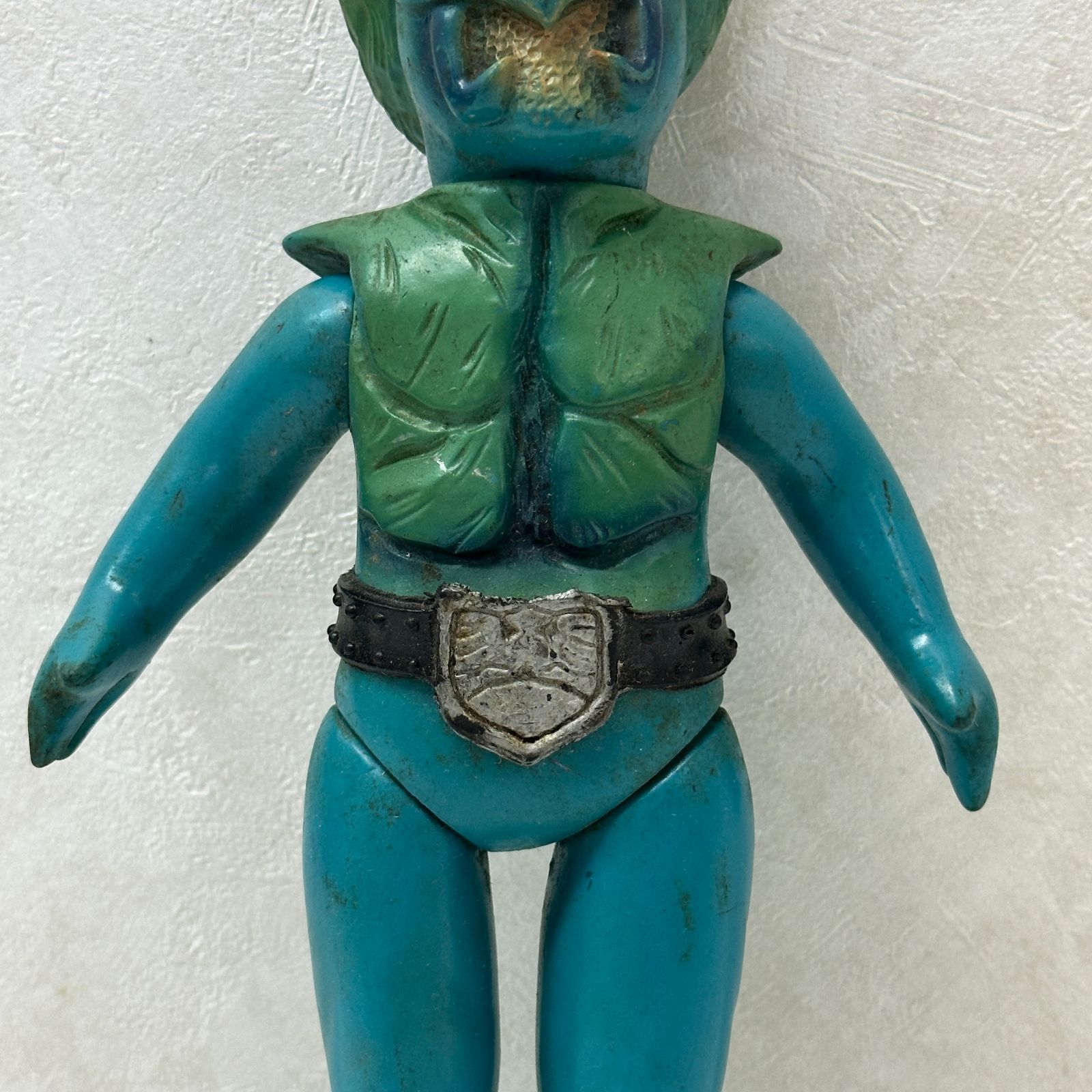 仮面ライダー 怪人 ソフビ サボテグロン ※名前書き込みあり※ 中古品