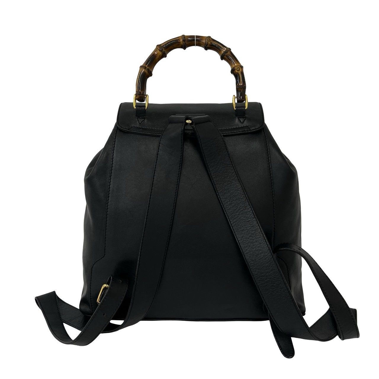 極 美品 GUCCI グッチ オールドグッチ ヴィンテージ バンブー レザー