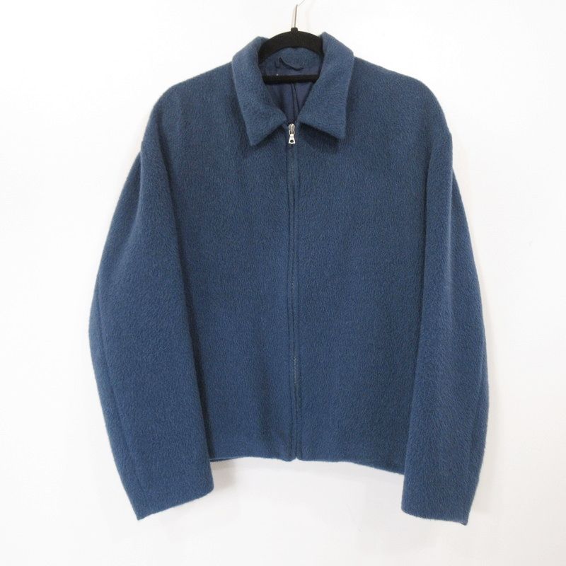 AURALEE Baby Alpaca Blousonダークブルー ウールコート 姫路東店】 中古 AURALEE | オーラリー その他アウター BABY ALPACA
