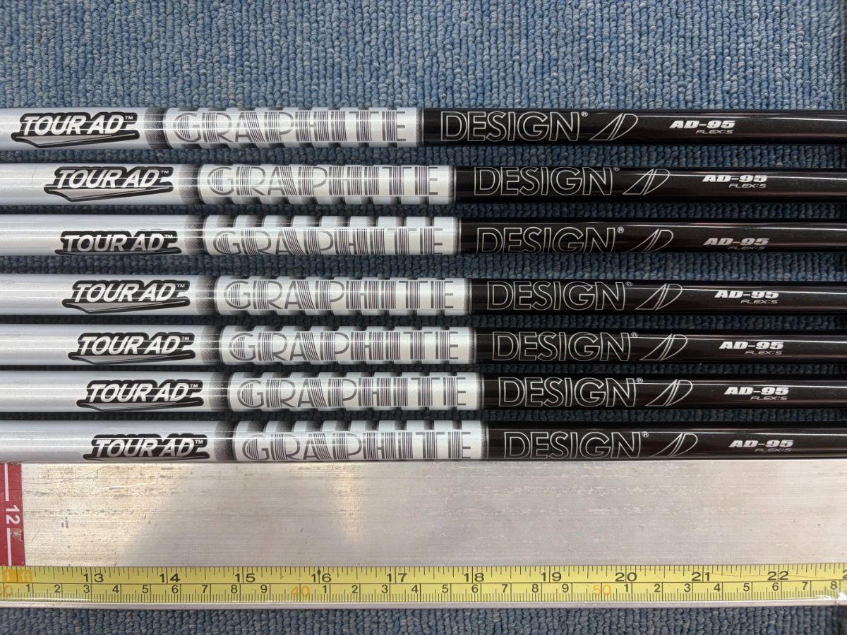 グラファイトデザイン Tour AD AD 95S 7本セット(#4〜PW) 中古シャフト GRAPHITE DESIGN グラファイトデザイン TourAD AD-95 S 7