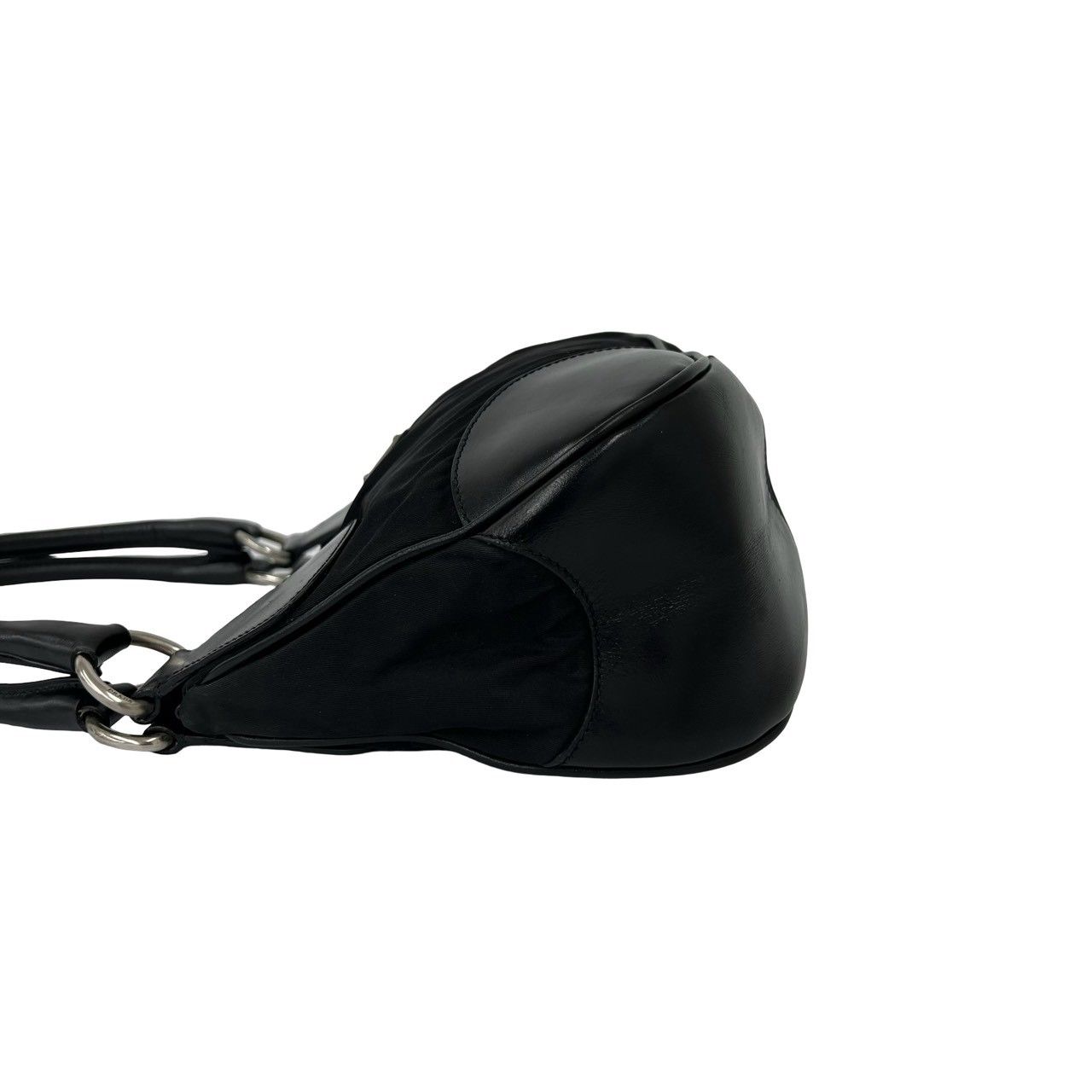 極 美品 PRADA プラダ 三角 ロゴ 金具 テスート ポコノ ナイロン