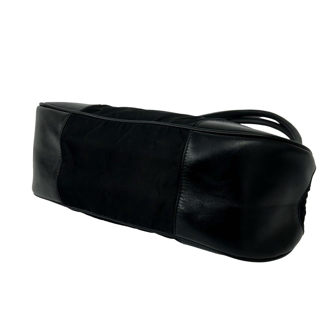 極 美品 PRADA プラダ 三角 ロゴ 金具 テスート ポコノ ナイロン