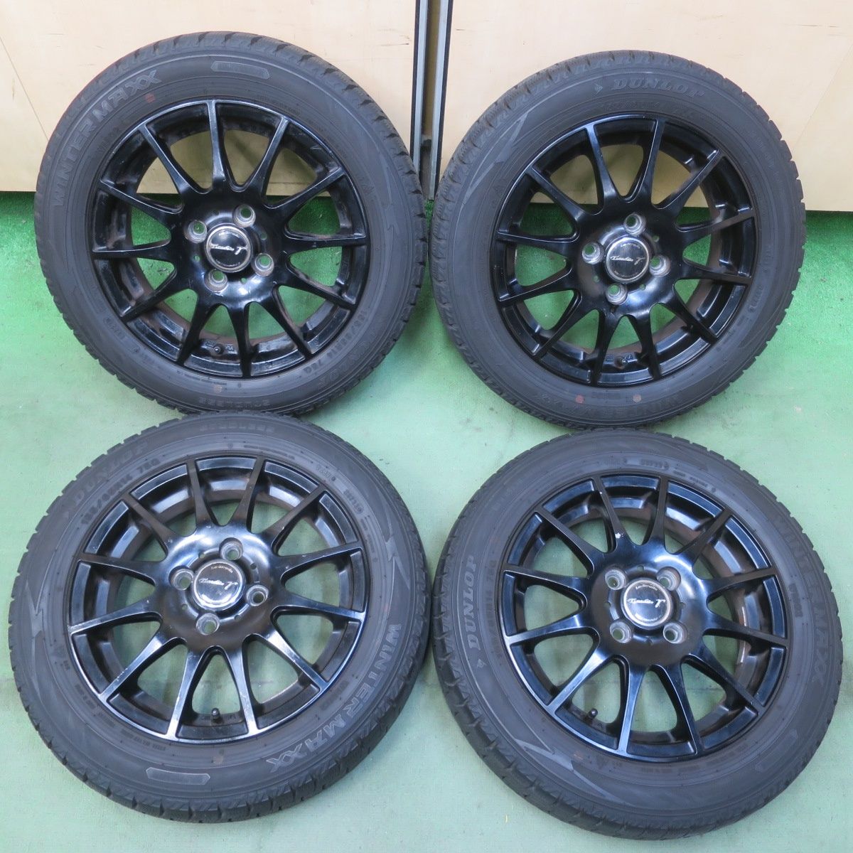 4本価格！22年◎スタッドレス 155/65R14 ダンロップ ウインター