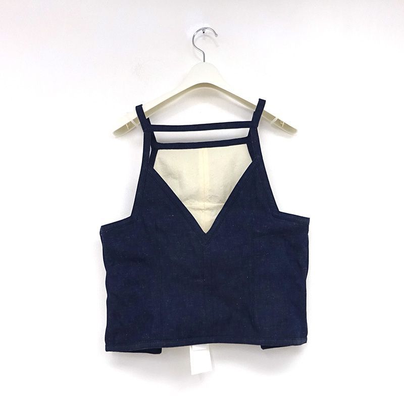 三重店】FUMIKA UCHIDA NEPPED DENIM SQUARE-NECK TOP サイズ:38 FU-V 三重店】FUMIKA UCHIDA NEPPED DENIM SQUARE-NECK TOP サイズ:38 FU-V