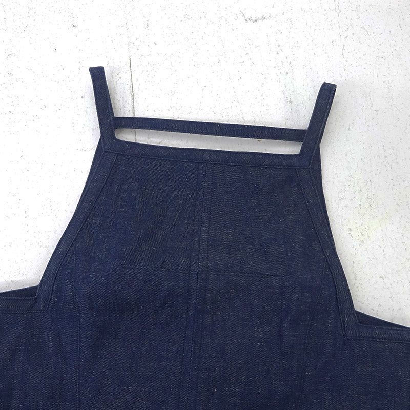 FUMIKA UCHIDA デニム ノースリーブトップ 三重店】FUMIKA UCHIDA NEPPED DENIM SQUARE-NECK TOP サイズ:38 FU-V