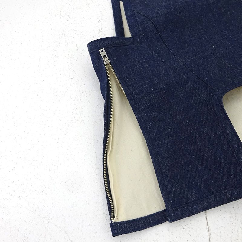 三重店】FUMIKA UCHIDA NEPPED DENIM SQUARE-NECK TOP サイズ:38 FU-V