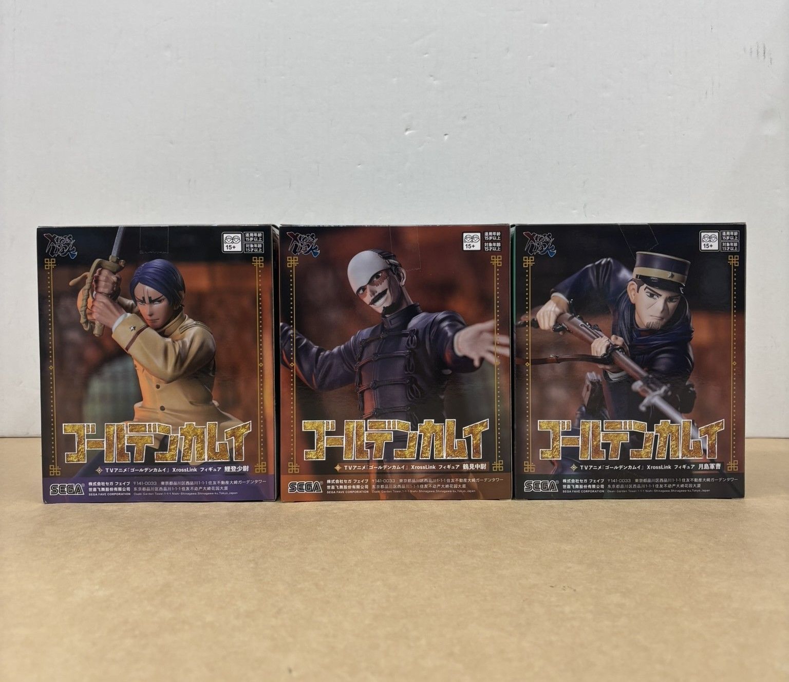 TVアニメ ゴールデンカムイ XrossLink フィギュア 鶴見中尉 鯉登少尉