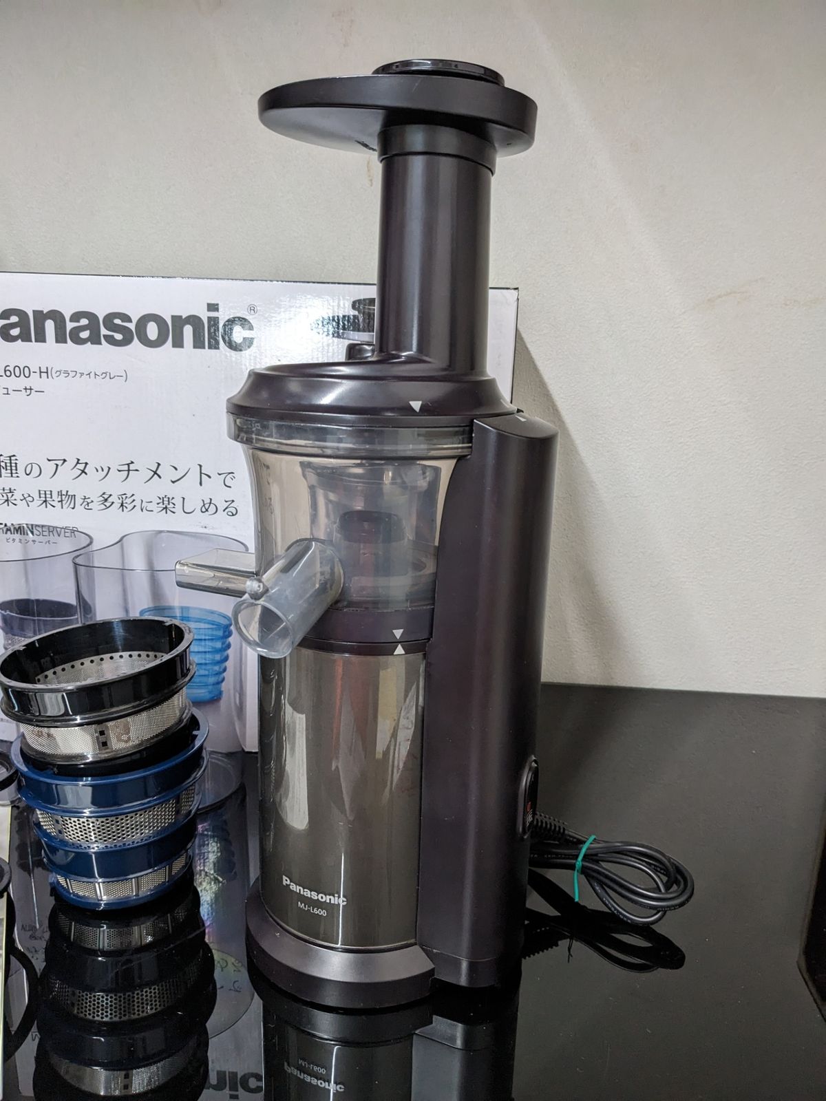 Panasonic ◇ 低速ジューサー MJ-L600 ビタミンサーバー - メルカリ