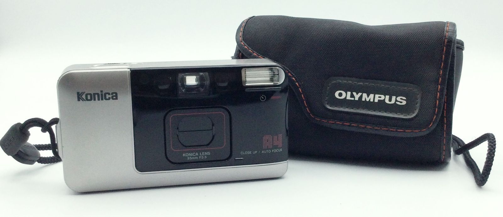 Konica A4 フィルムカメラ BIG mini ビッグミニ ストラップ付属 ケース