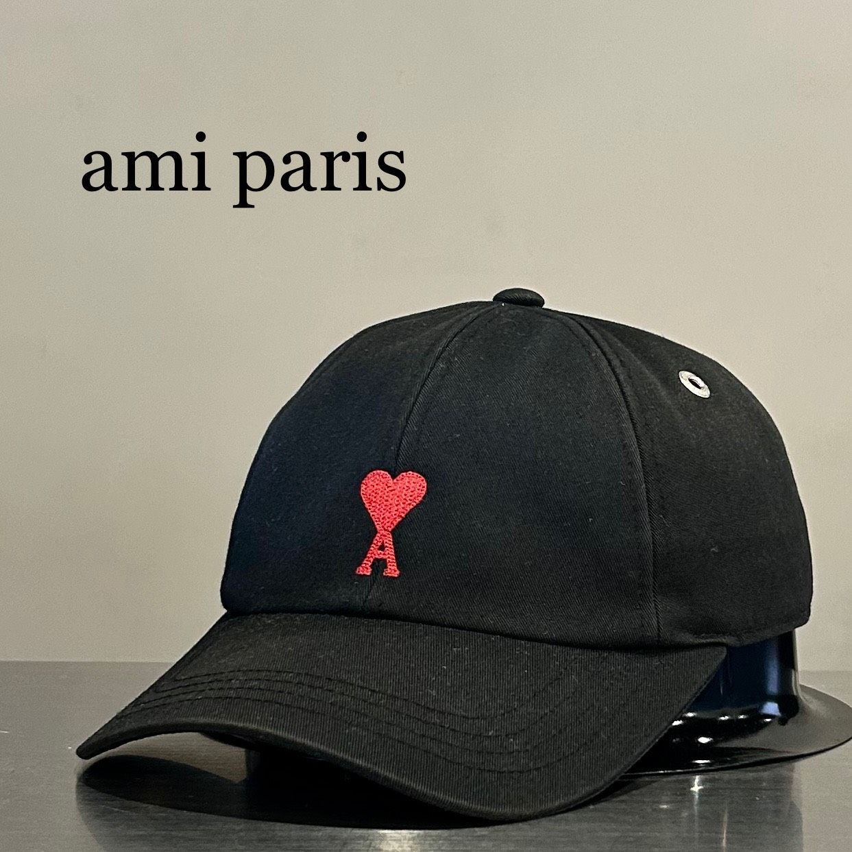 AmiParis』アミパリス Ami de Coeur アミドゥクール 刺繍 キャップ
