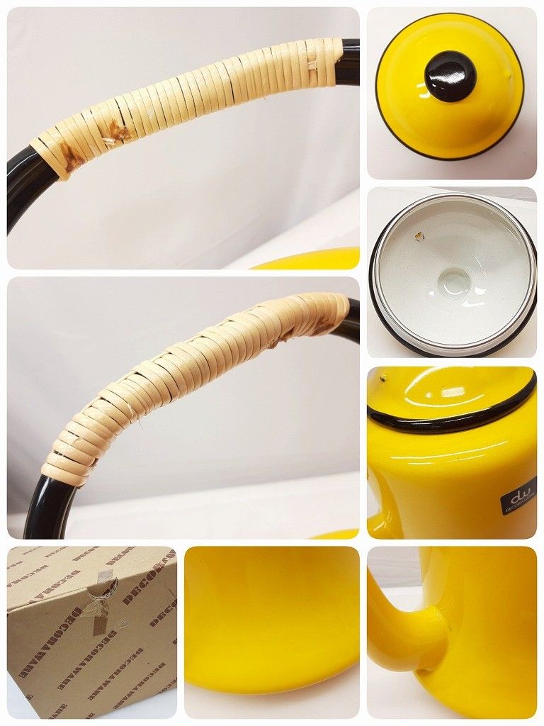 26k-339h【中古】【未使用】DECORA WARE デコラウェア ホーロー レトロ
