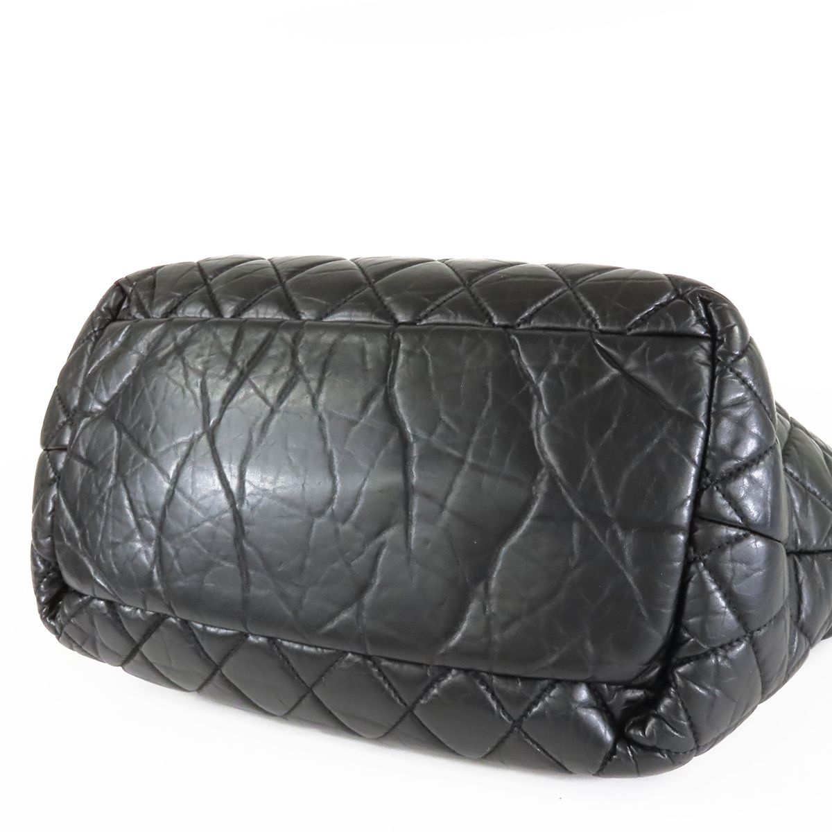 シャネル CHANEL コココクーン スモール A48610 ブラック シルバー金具