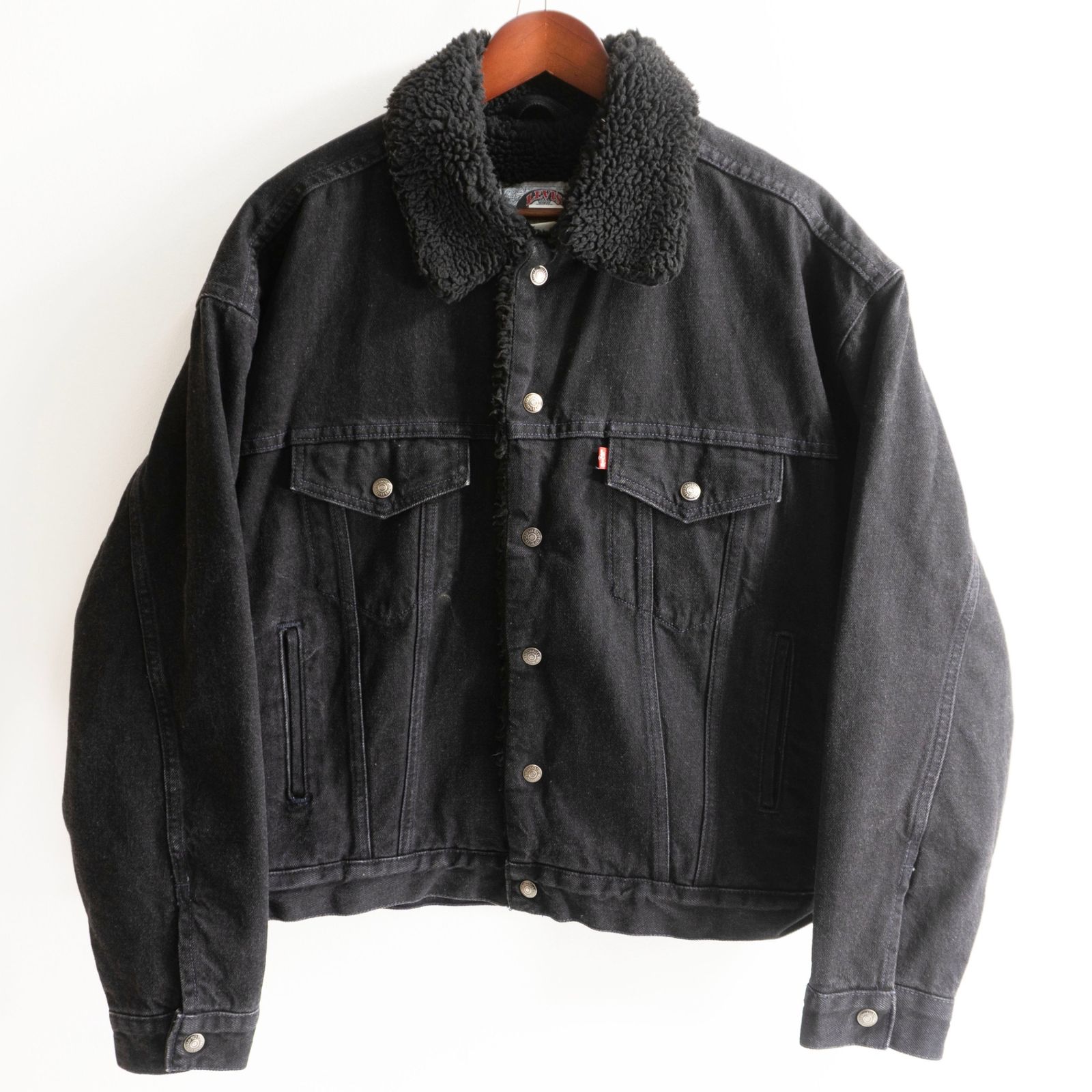 美品/90s】 LEVI'S 【70629-4159/ブラックボアデニムジャケット 】M
