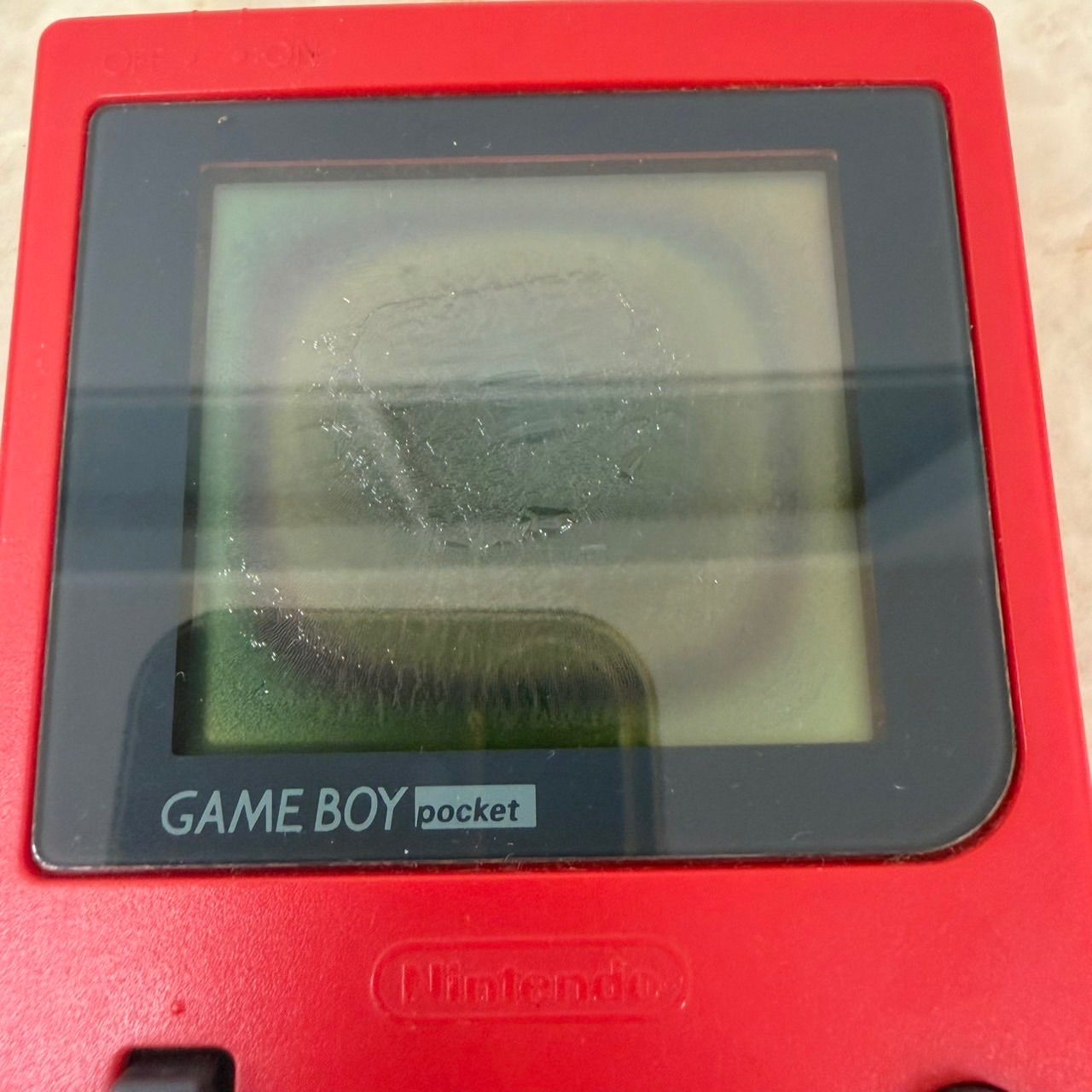 ジャンク】Nintendo GAME BOY pocket 本体 レッド - メルカリ