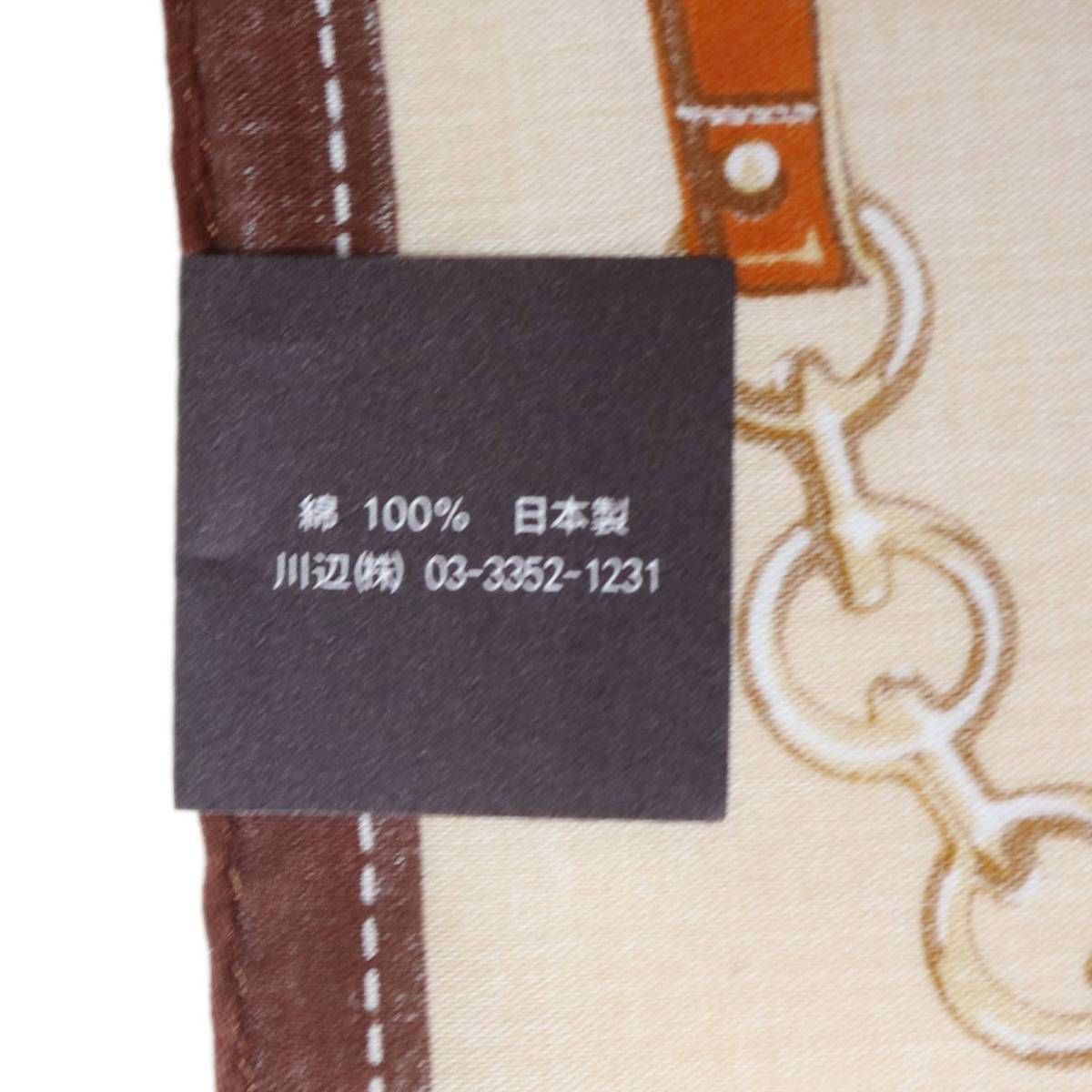 CELINE セリーヌ ハンカチ トリオンフ ＆ チェーン マカダム柄