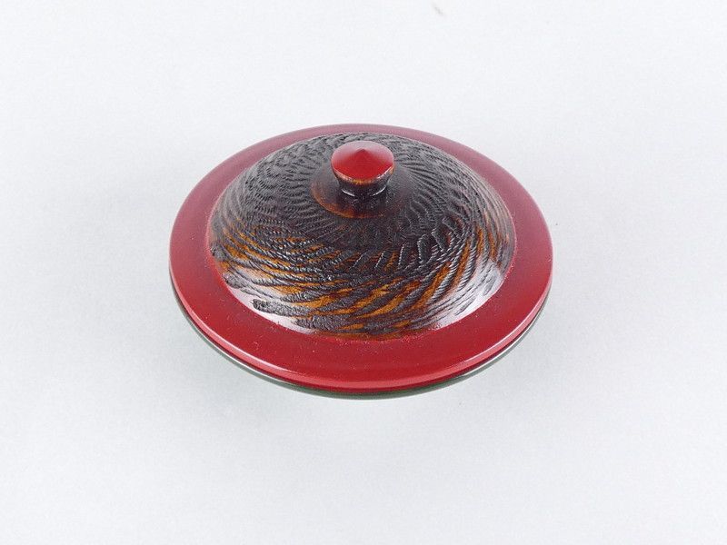 塗師 辻石斎 唐人笠香合 共箱 木製 保証品 /R732 - メルカリ