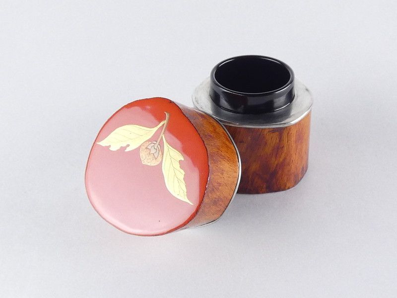 畑幸春「筆柿 香合」共箱 木製 保証品 /R735 - メルカリ