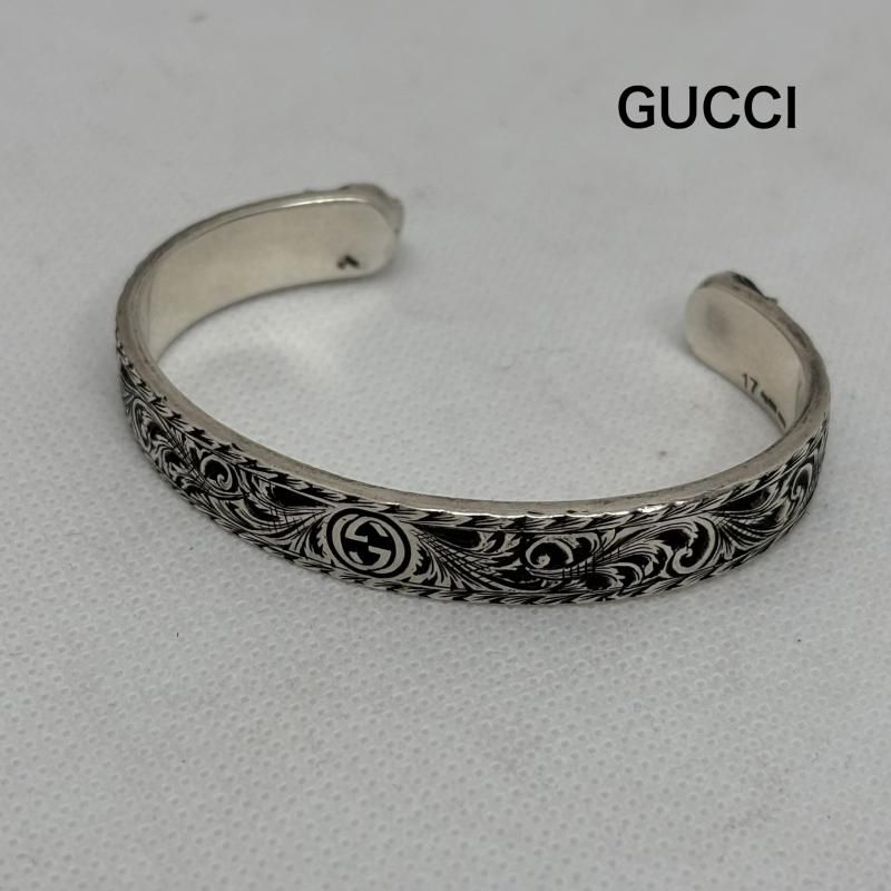 R*U様 GUCCI タイガーヘッドバングル グッチ シルバーバングル タイガーヘッド GGインターロッキング 17