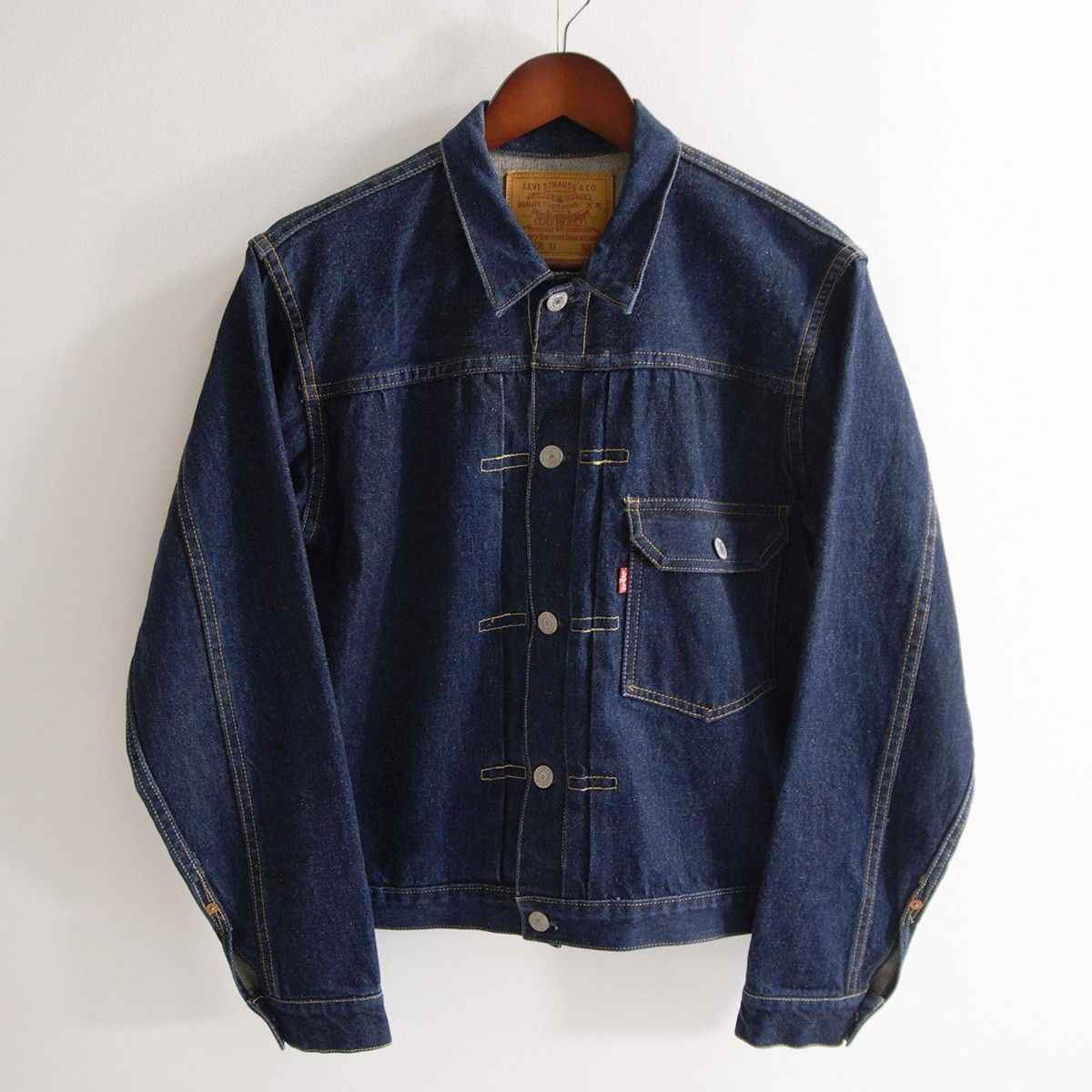 美品濃紺/バレンシア製】 LEVI'S 【506XX ビッグE デニムジャケット