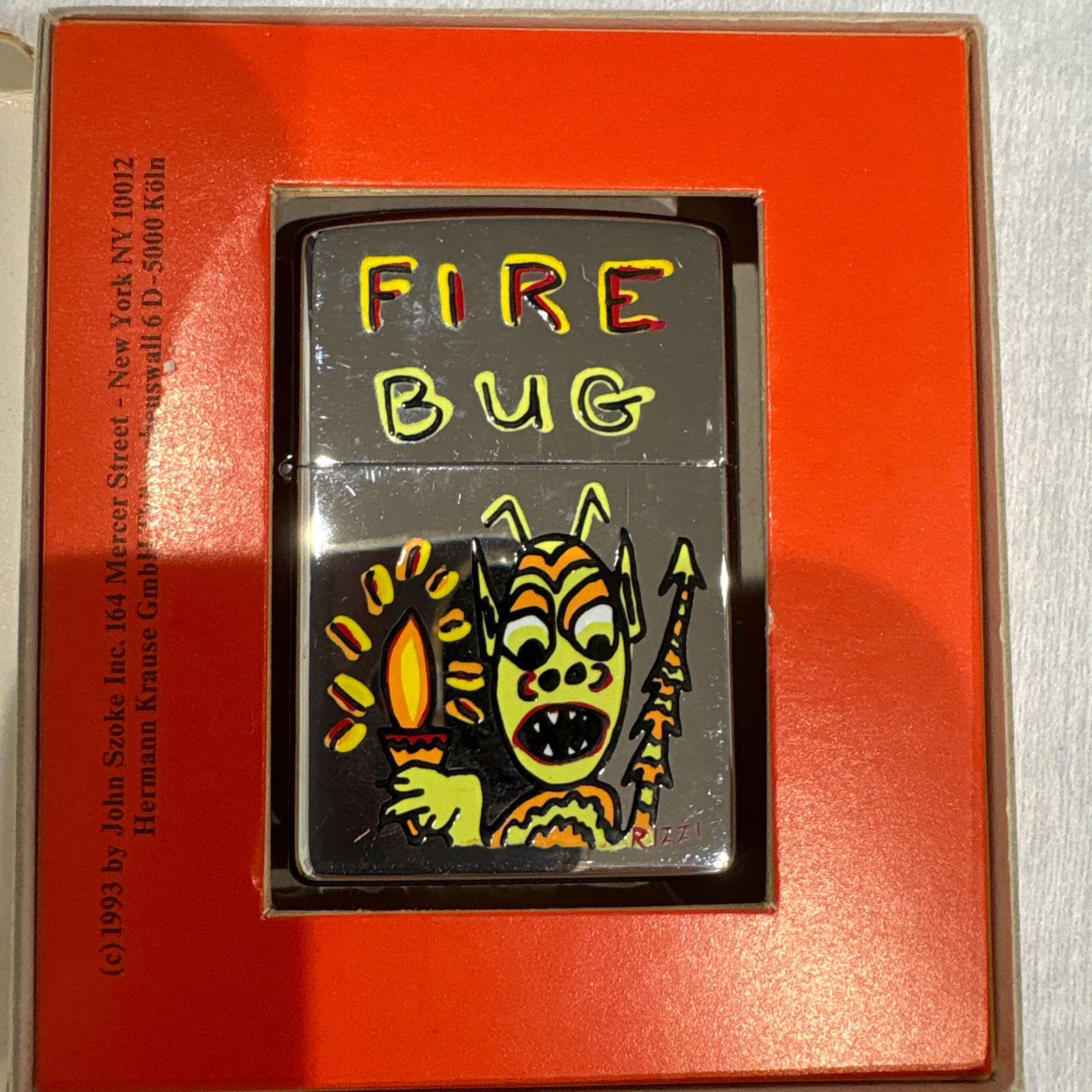 希少 世界限定200個 ZIPPO ジッポー ジェームスリジィ FIRE BUG 150