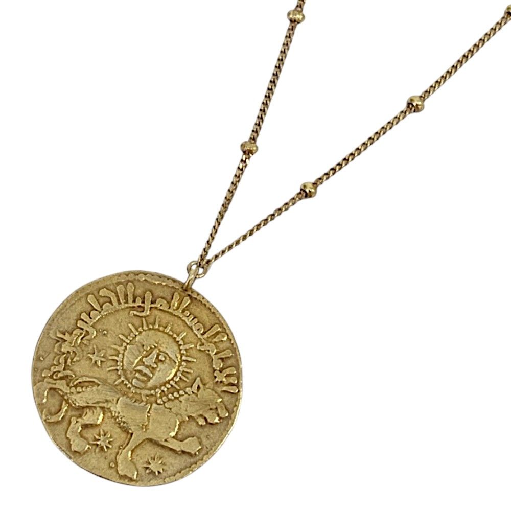 MARIHA マリハ Ancient Memories Sun Lion スタッドチェーン コイン