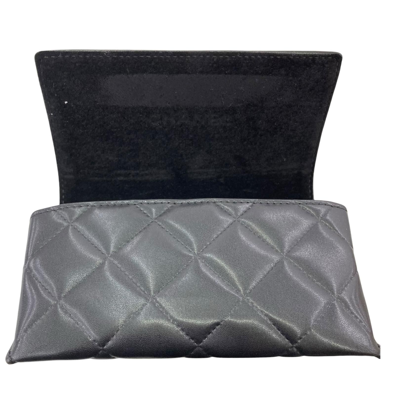 未使用‼︎CHANEL メガネケース グレー 186000 現状品 CHANEL シャネル メガネケース - メルカリ