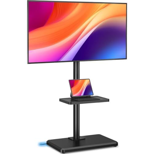 ★新品★AX WABER 三角延長板テレビスタンド 棚付き 26?55インチ液晶ディスプレイ/LED/OLEDテレビ対応 高さ調節可能 高型テレビスタンド 耐荷重35kg VESA規格/横方向100?400mm/縦方向100?400mm 家庭 3d834d41