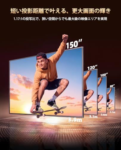 プロジェクター4K【公式Google TV＆1200ASNI高輝度】 プロジェクター