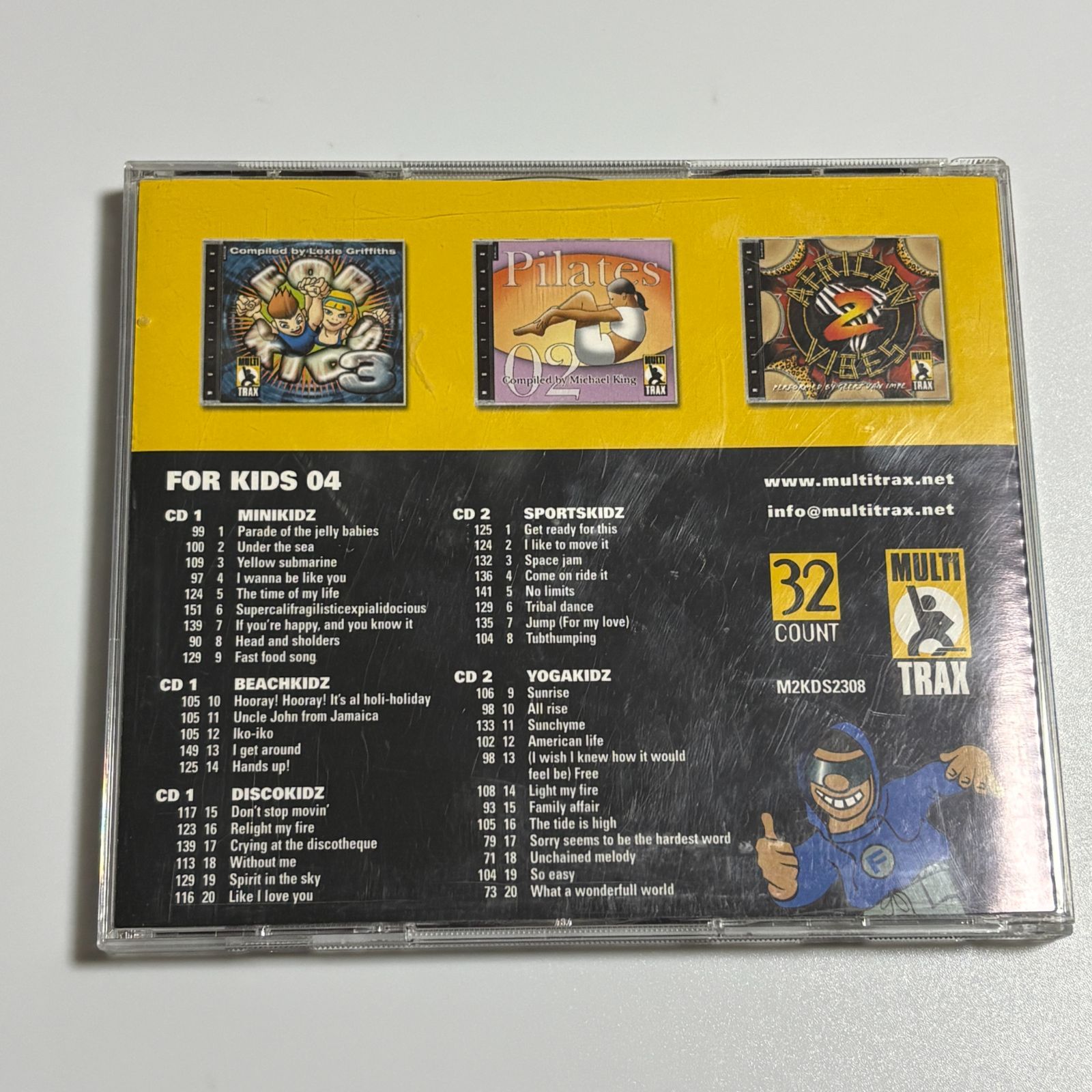 エアロビクス2枚組CD『Multitrax For Kids Volume 04』 - メルカリ
