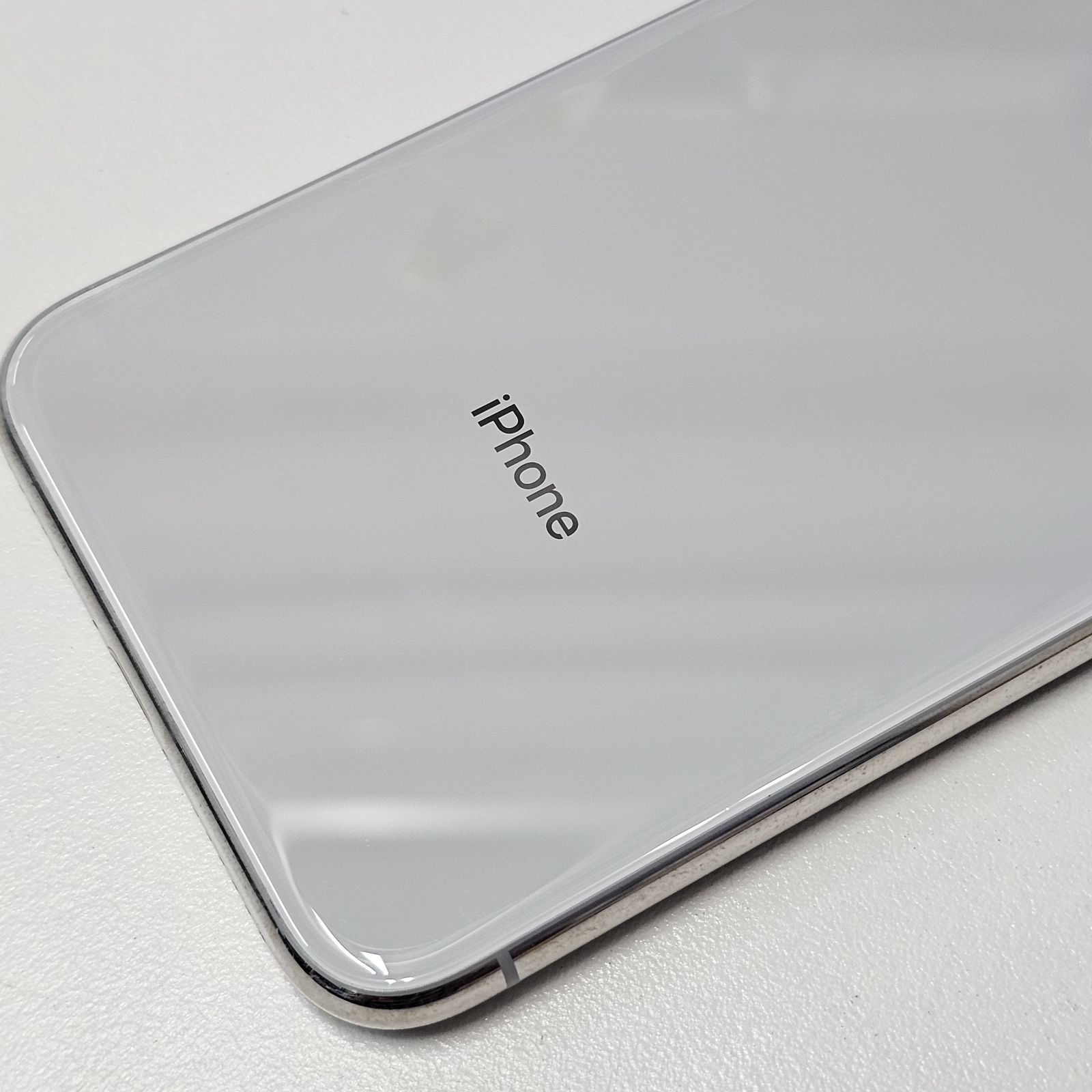 iPhoneX Silver 256GB SIMフリー バッテリー新品 - メルカリ