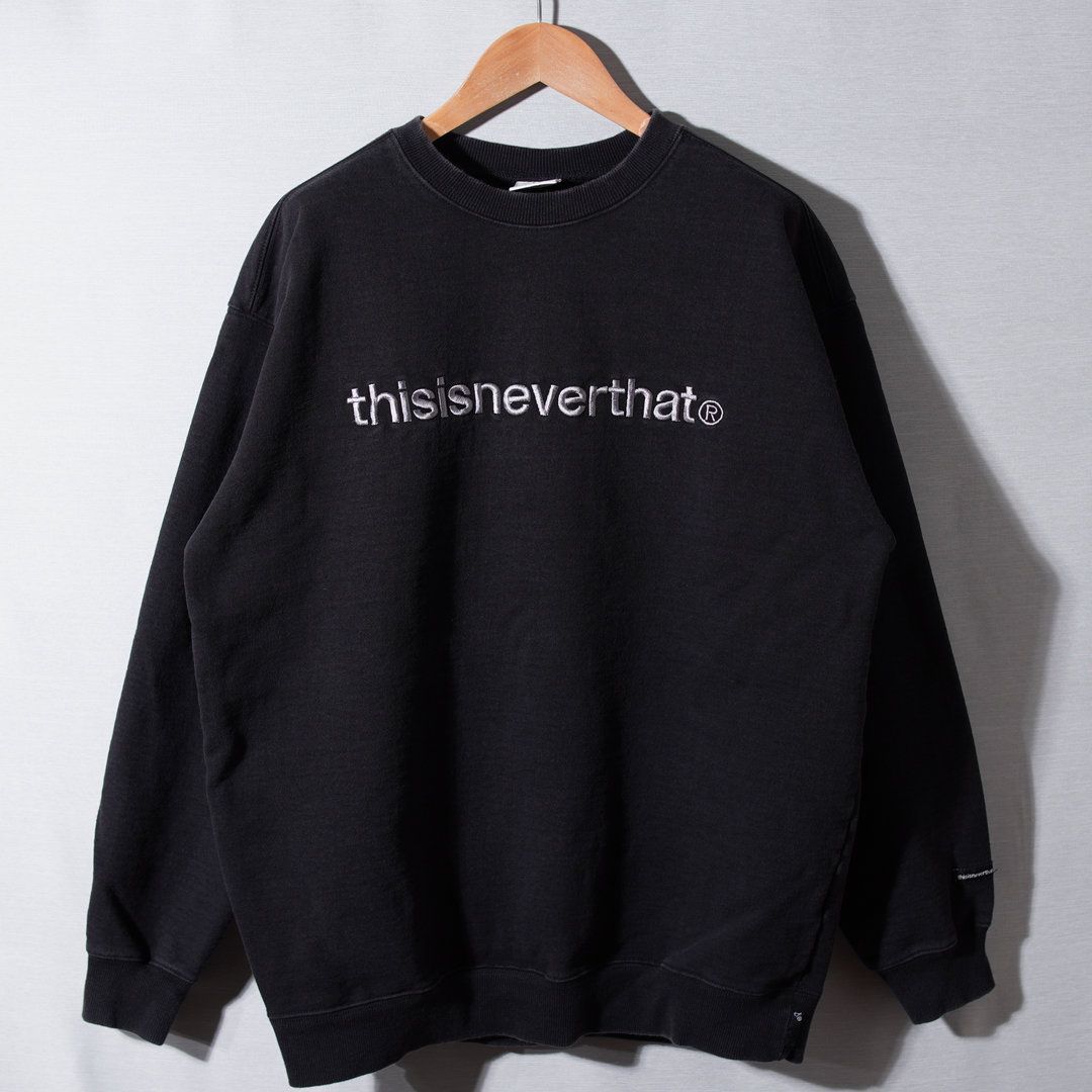 ディスイズネバーザット thisisneverthat パーカー M 大きめ ブラック