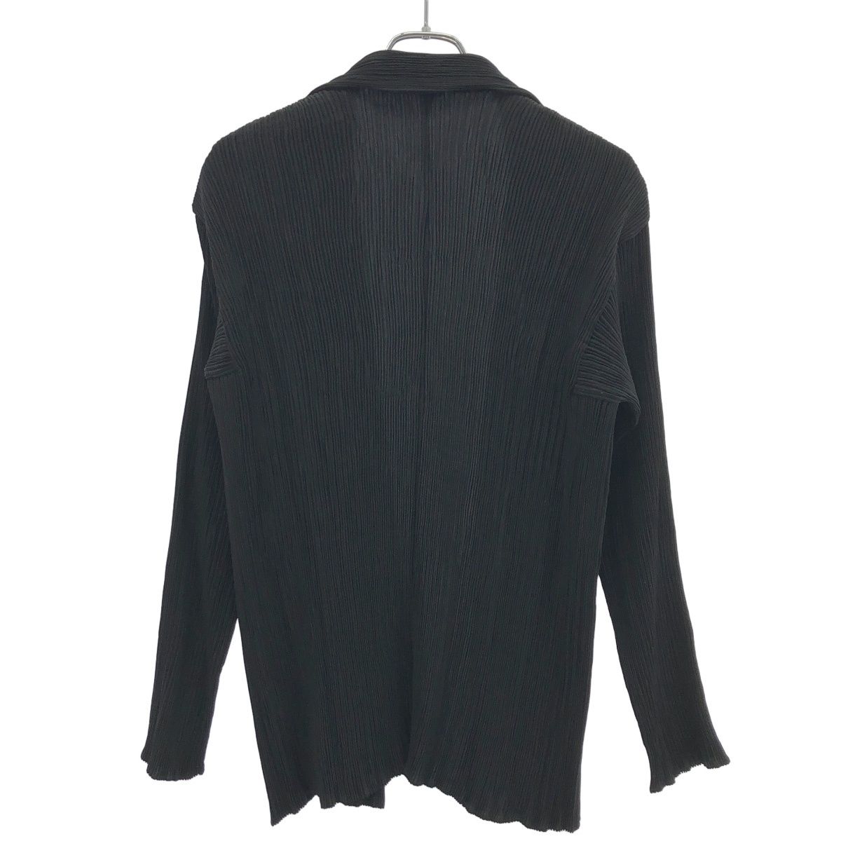 ISSEY MIYAKE イッセイミヤケ プリーツジャケット IM63-FD907 ブラック
