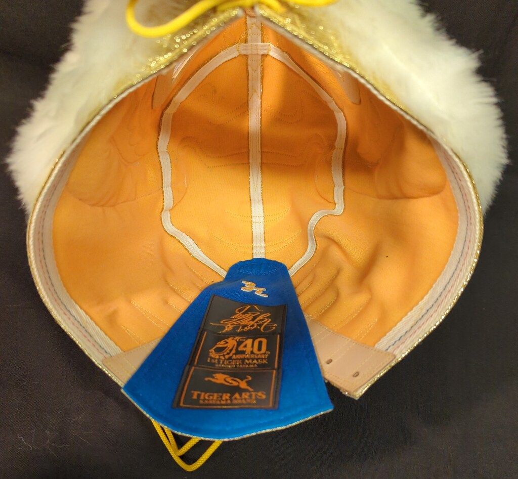 プロレスマスク YN製 【初代タイガーマスク(金ラメ×金・赤メタリック