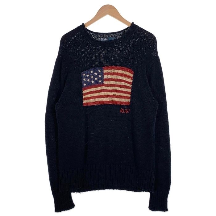 Polo by Ralph Lauren ポロバイラルフローレン ロールネック 星条旗