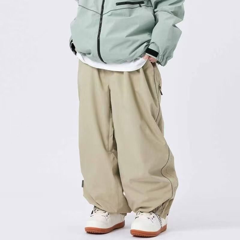 グレー スキーウェア レディース パンツ スノーボード メンズ スノボ