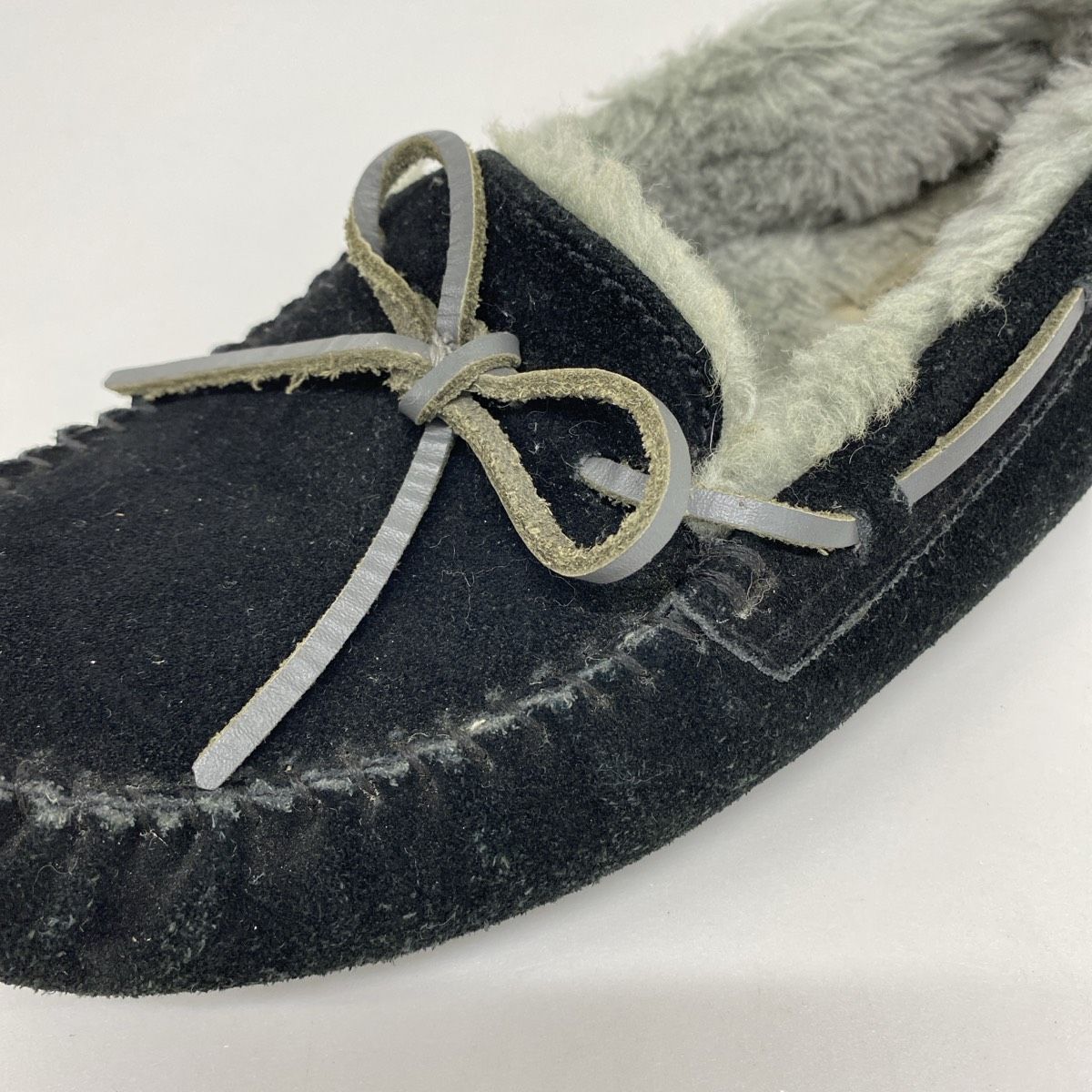 UGG australia モカシン/スリッポン 25cm ブラック ボア 1003390 アグ