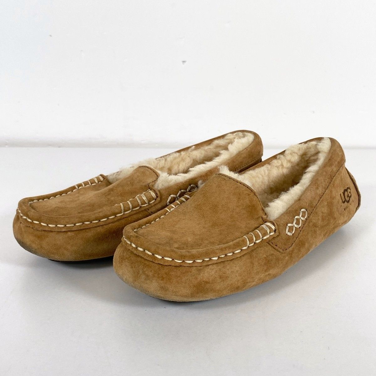 UGG australia モカシン/スリッポン 22cm ブラウン系 3312 ムートン