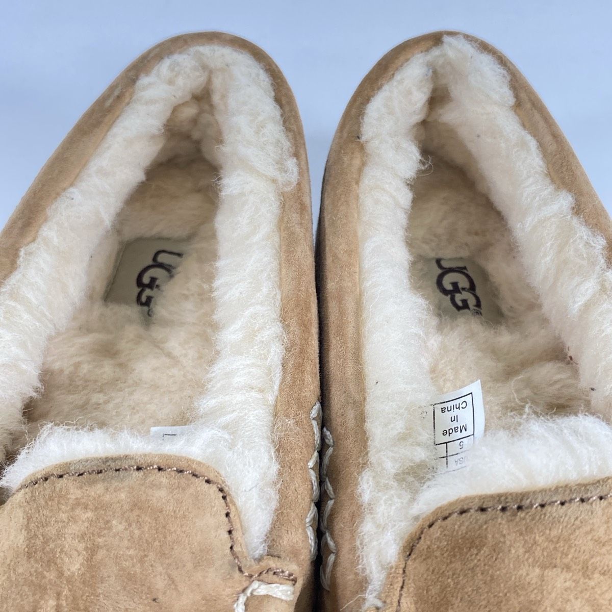 UGG australia モカシン/スリッポン 22cm ブラウン系 3312 ムートン