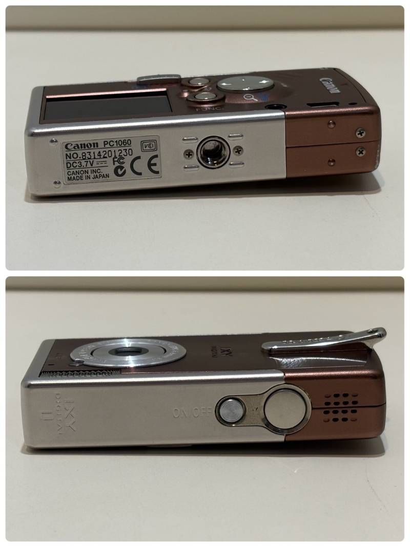 Canon IXY DIGITAL L PC1060 コンパクトデジタルカメラ ブロンズ 動作