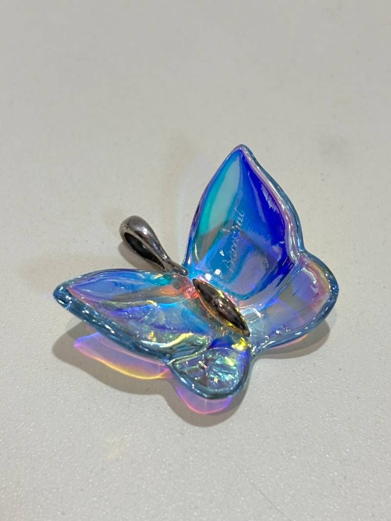 Baccarat バカラ ラッキーバタフライ クリスタル ペンダントトップ イリゼクリア バタフライ 925