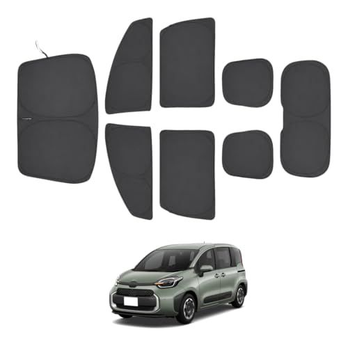 AUTO SPEC シエンタ 3代目 MXP系 ドライブレコーダー無し サンシェード フルセット 車中泊グッズ 仮眠 全窓 目隠し 8PCS | 専用設計,遮光シェード,断熱,UVカット,日除け,遮光,換気,盗難防止,夏対策,冷房効率アップ,ワンタッチタイas 8,218円