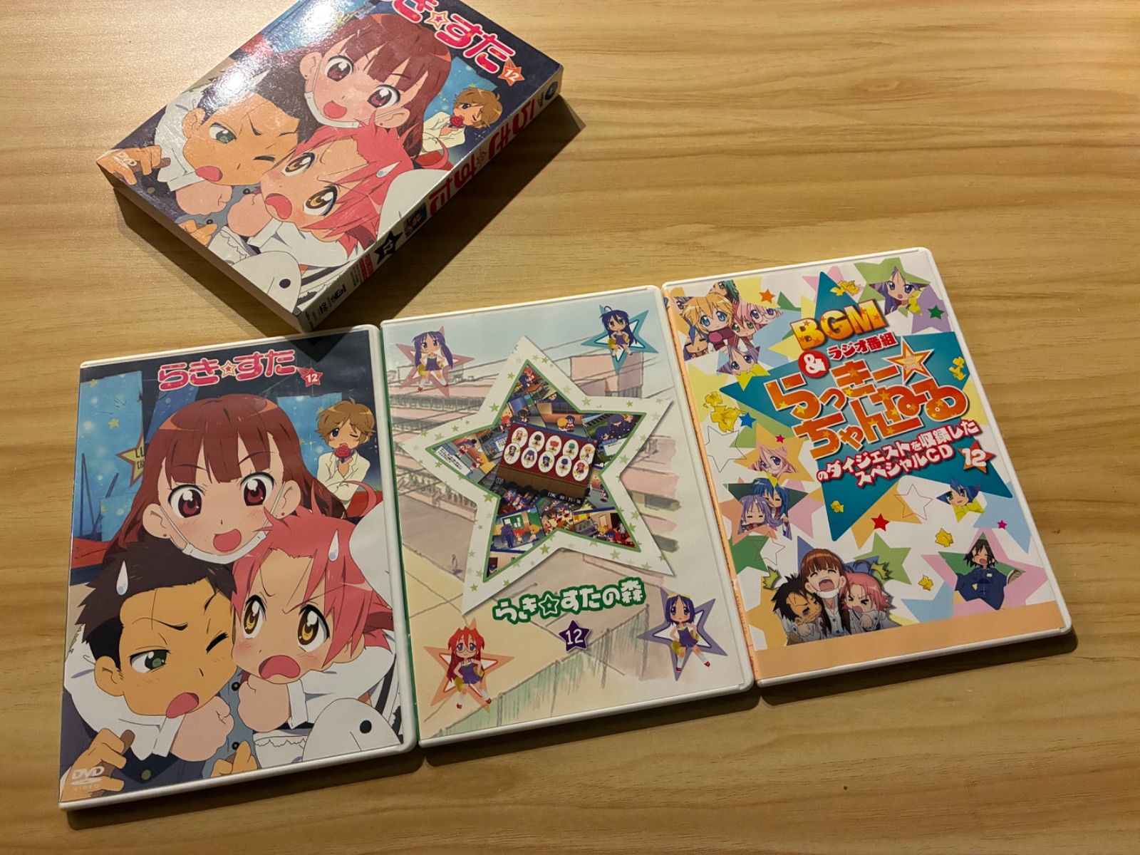 中古][DVD+CD+CD-ROM] らきすた 4-7,10-12 (7巻セット) 初回限定版 (訳