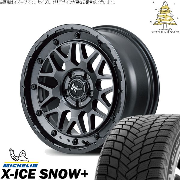30アルファード 235/50R18 スタッドレスタイヤ ホイール 4本セット | ミシュラン エックスアイス スノー+ × エムアイディー ナイトロパワー M29 スティンガー バレルブラック 18インチ 7J +40 5穴114.3