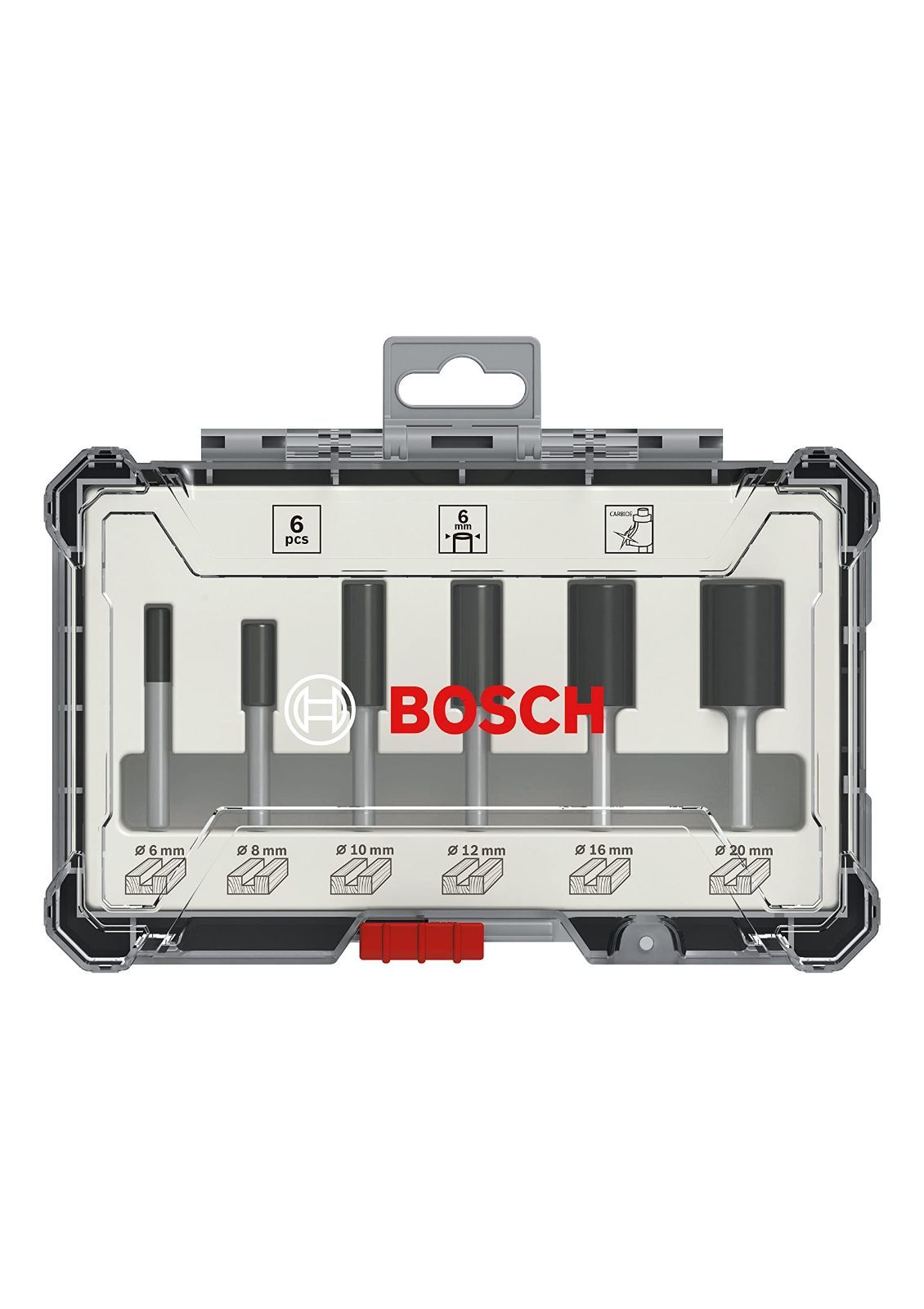 新品ワケアリ BOSCH ルーター・トリマービットセット(6mm30種30本入)-