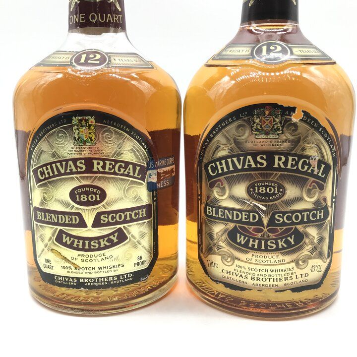 未開栓 Chivas Regal シーバスリーガル 12年 スコッチ ウイスキー 43度