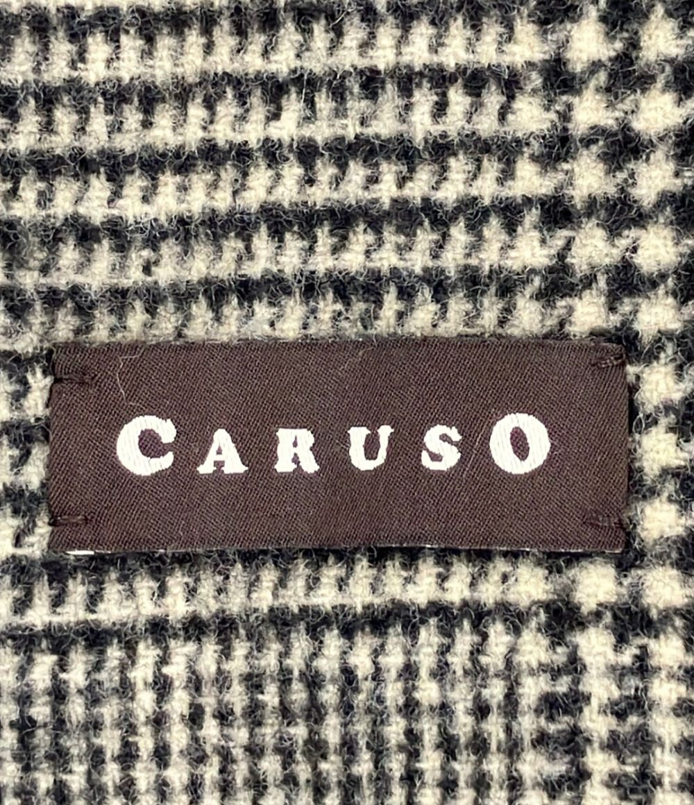カルーソー グレンチェックベルテッドコート レディース SIZE 44 (L